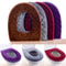 Plush Washable Toilet Seat Cover Cushion O Shape Warm Soft Lid Pad 1