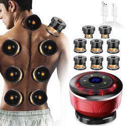 electric vacuum cupping and ems body massager