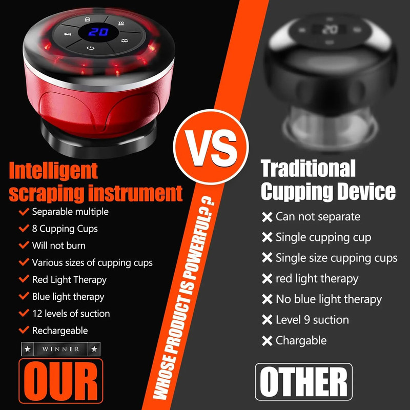 Electric Vacuum Cupping And EMS Body Massager 3