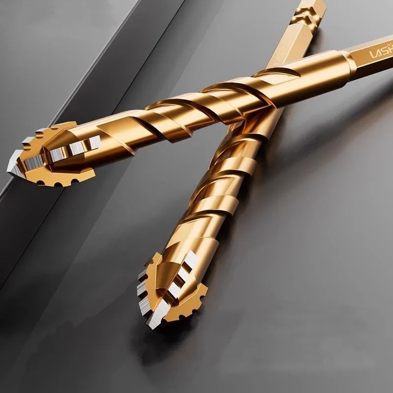 Four Blade Serrated Drill Bit For Tile And Concrete 1