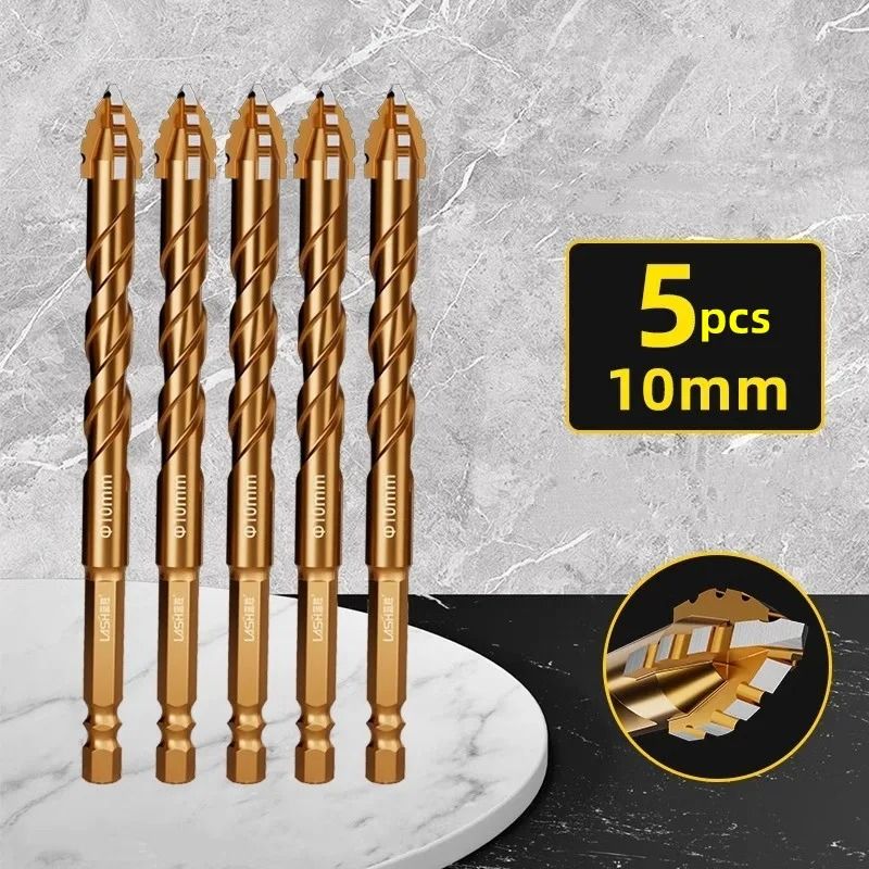 Four Blade Serrated Drill Bit For Tile And Concrete 13