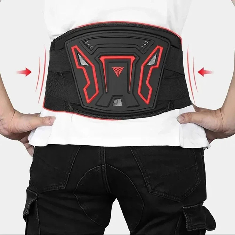 Adjustable Breathable Motorcycle Waist Protector Belt 3