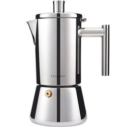 stainless steel stovetop espresso maker moka pot