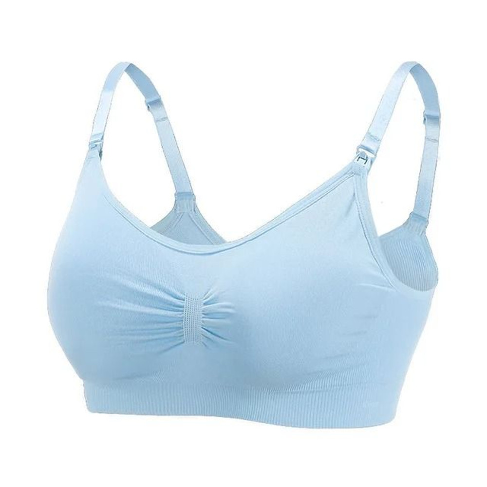 Maternity Wire Free Breastfeeding Bra For Pregnant Postpartum Moms 8