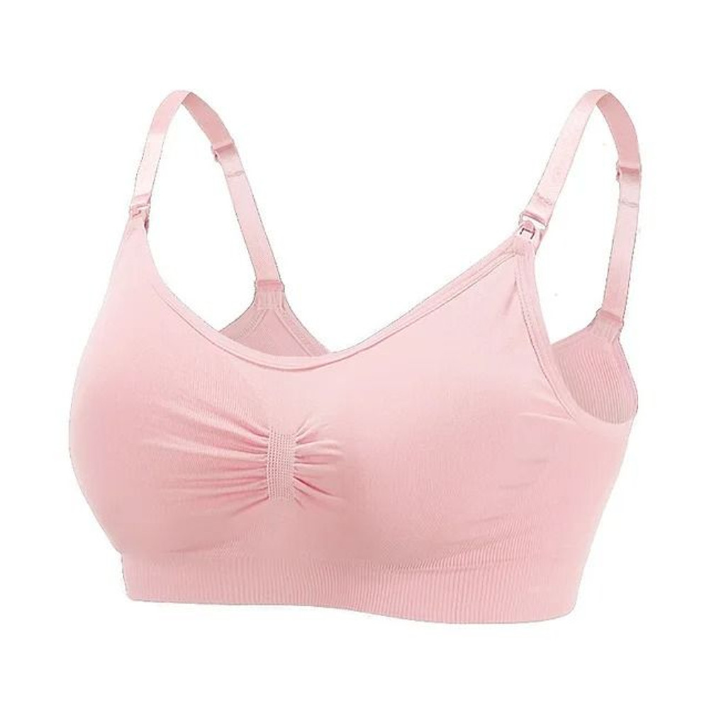 Maternity Wire Free Breastfeeding Bra For Pregnant Postpartum Moms 10