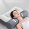 Orthopedic Cervical Pillow For Neck Support And Sleep Aid With Zoned Traction And Soy Fiber Core 0