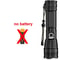 Rechargeable LED Tactical Flashlight With Telescopic Zoom For Outdoor Camping Or Fishing 6