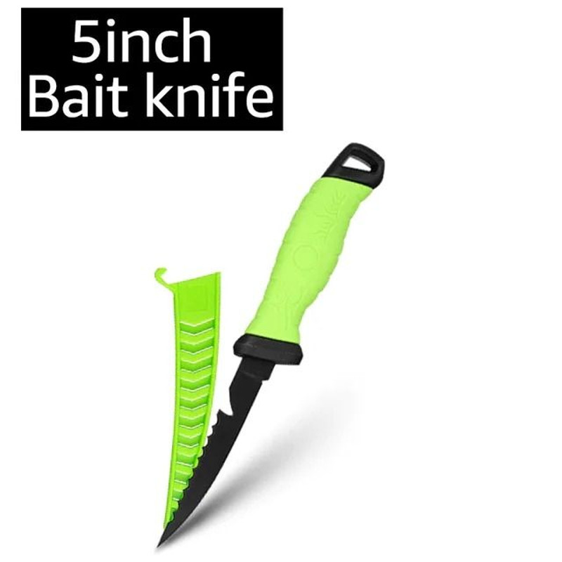 Stainless Steel Fishing Fillet Knife With Sheath For Boning Slicing And Sashimi 8