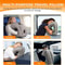 Inflatable Travel Pillow With Chin Support For Neck Rest In Car Plane Or Office 5