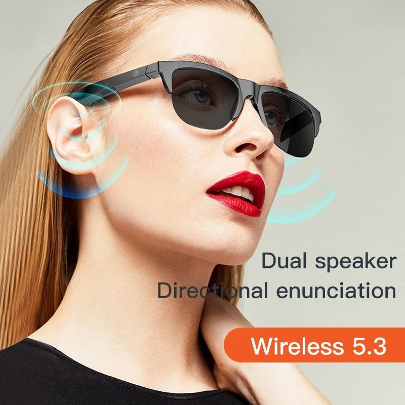 Bluetooth Audio Sunglasses With Bone Conduction And Touch Control For Sports And Business Use 3