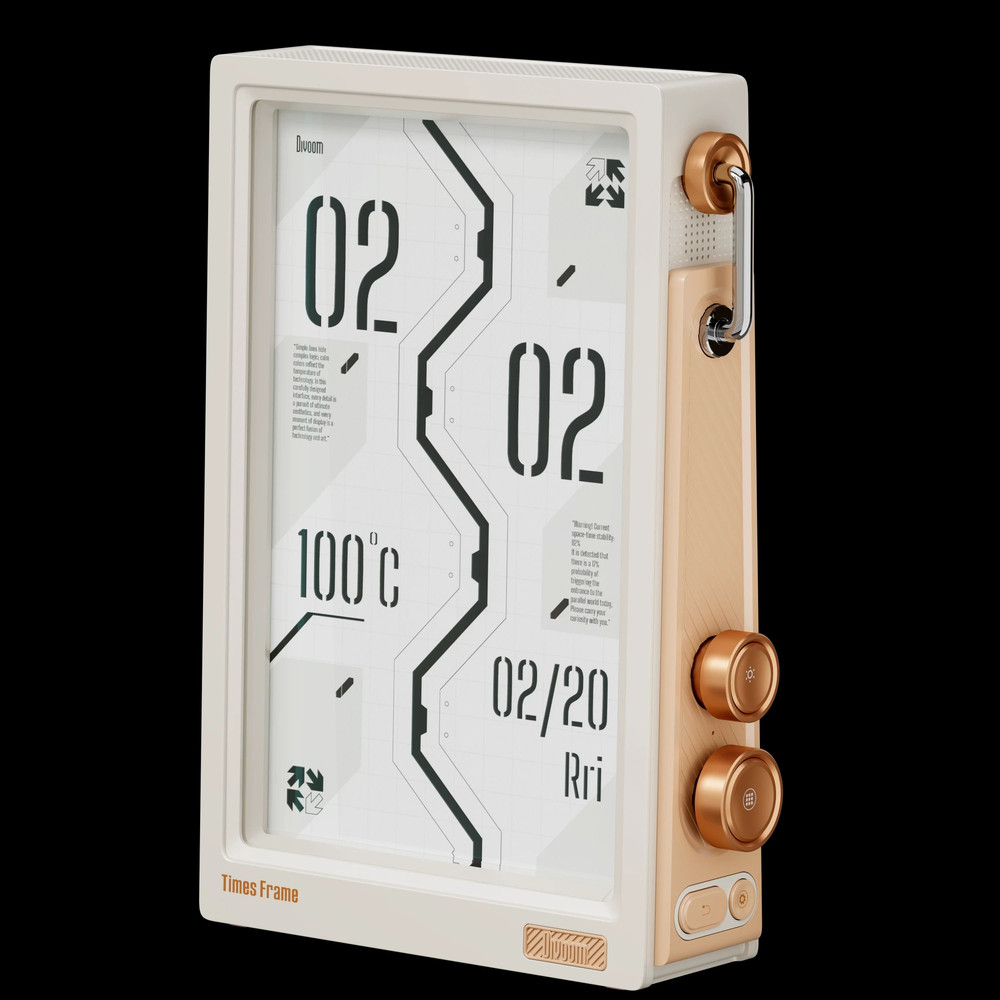 Smart HD Display Clock With Widgets For Crypto Weather Stocks And Desk Decor 8