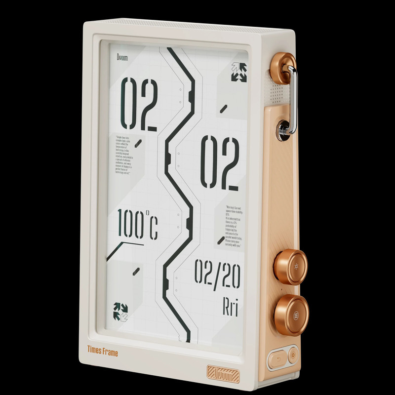 Smart HD Display Clock With Widgets For Crypto Weather Stocks And Desk Decor 8