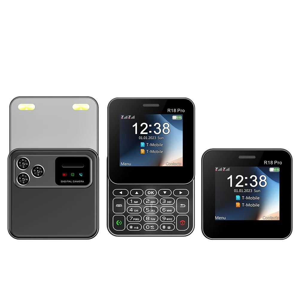 Mini Slider Phone With Rotating Screen Dual SIM Flashlight And Magic Voice Feature 7