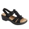 Womens Summer Wedge Sandals With Flower Detail And Orthopedic Sole 3