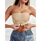 Strapless Seamless Bra With Front Button Closure For Comfortable Daily Wear 0