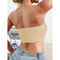 Strapless Seamless Bra With Front Button Closure For Comfortable Daily Wear 2
