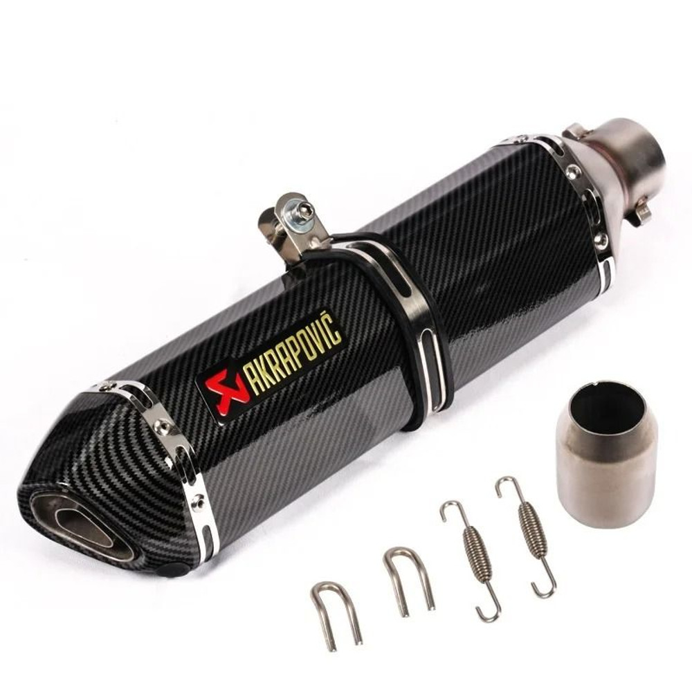 Universal Motorcycle Exhaust Pipe With Hexagonal Tip For Sport And Street Bike Modification 10