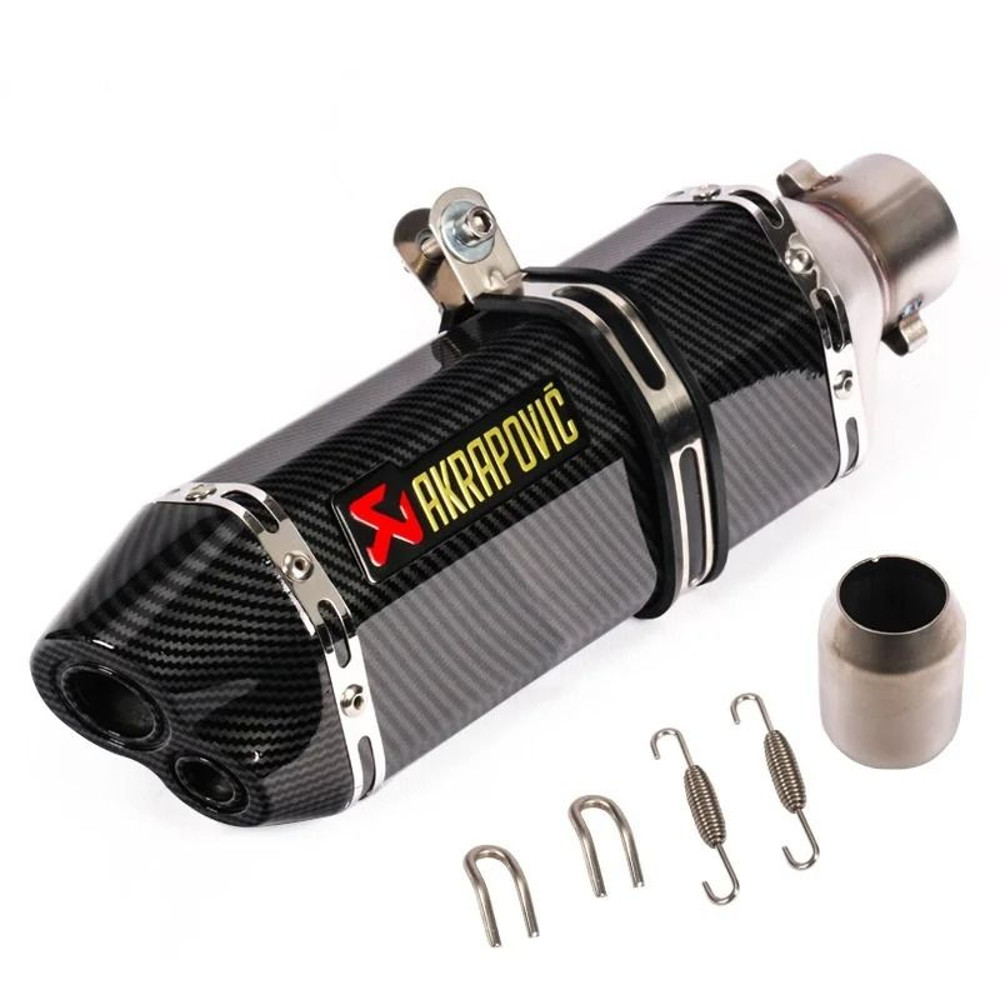 Universal Motorcycle Exhaust Pipe With Hexagonal Tip For Sport And Street Bike Modification 14