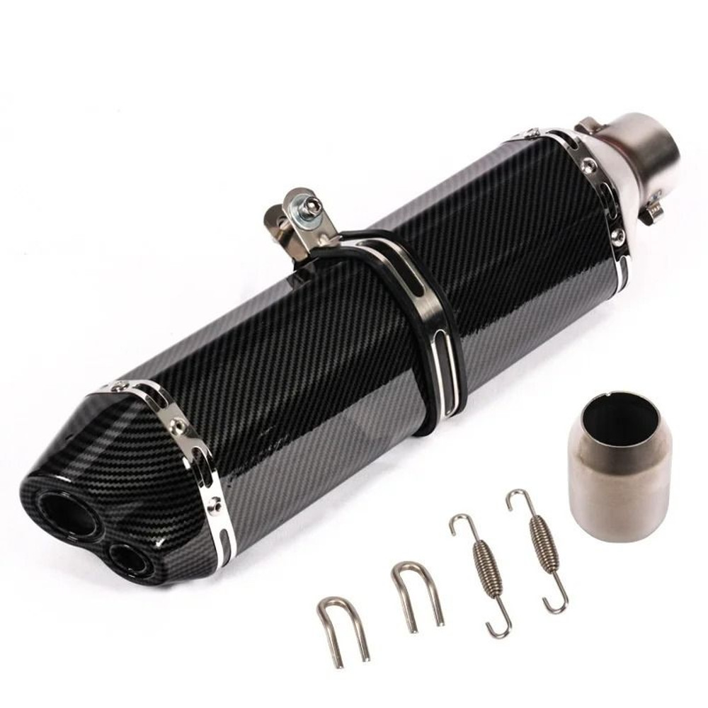 Universal Motorcycle Exhaust Pipe With Hexagonal Tip For Sport And Street Bike Modification 15