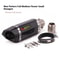 Universal Motorcycle Exhaust Pipe With Hexagonal Tip For Sport And Street Bike Modification 17