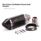 Universal Motorcycle Exhaust Pipe With Hexagonal Tip For Sport And Street Bike Modification 1
