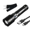 High Power Rechargeable LED Flashlight With Built In Battery And Type C Charging 6