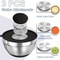 8 Piece Stainless Steel Mixing Bowls With Airtight Lids Non Slip Base Stackable Nesting Design Dis 4