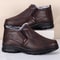 Mens Winter Waterproof Leather Snow Boots With Non Slip Sole And Warm Cotton Lining 6