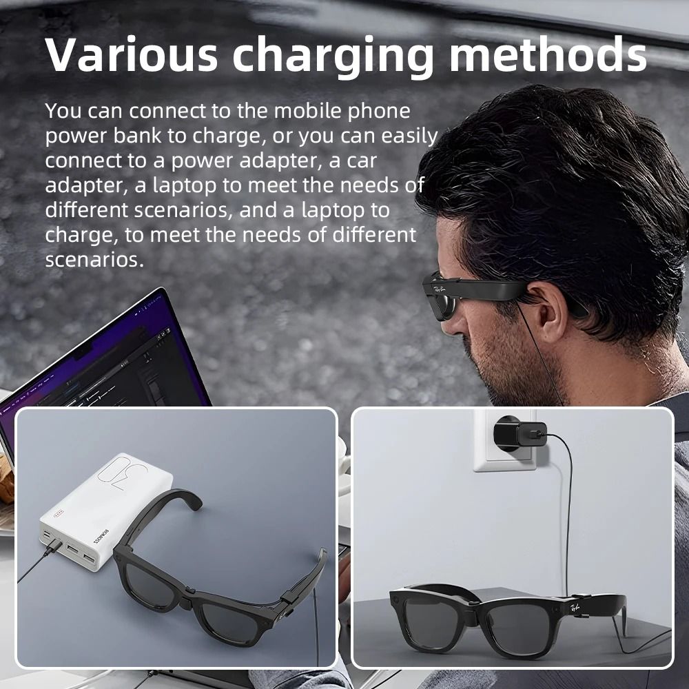 Type C Fast Charging Cable For Smart Glasses RW4006 RW4008 12M 2