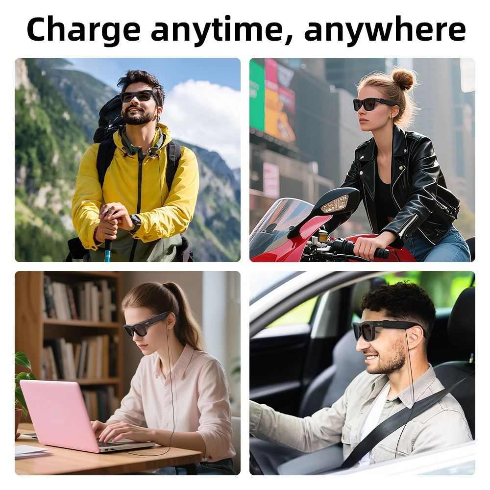 Type C Fast Charging Cable For Smart Glasses RW4006 RW4008 12M 5