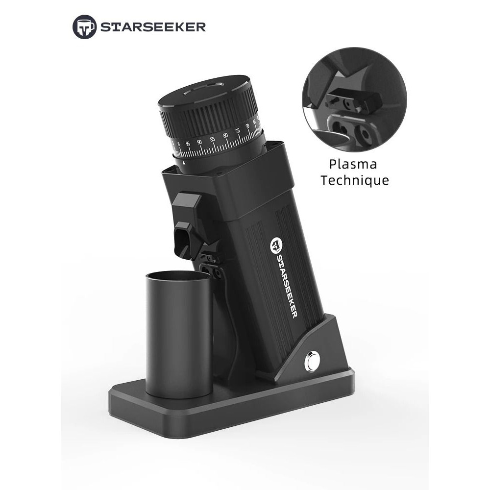 Electric Espresso Coffee Grinder With Stepless Fineness Adjustment And 55MM Burr 6