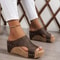 Womens Summer Wedge Sandals With Elegant Slip On Design 1