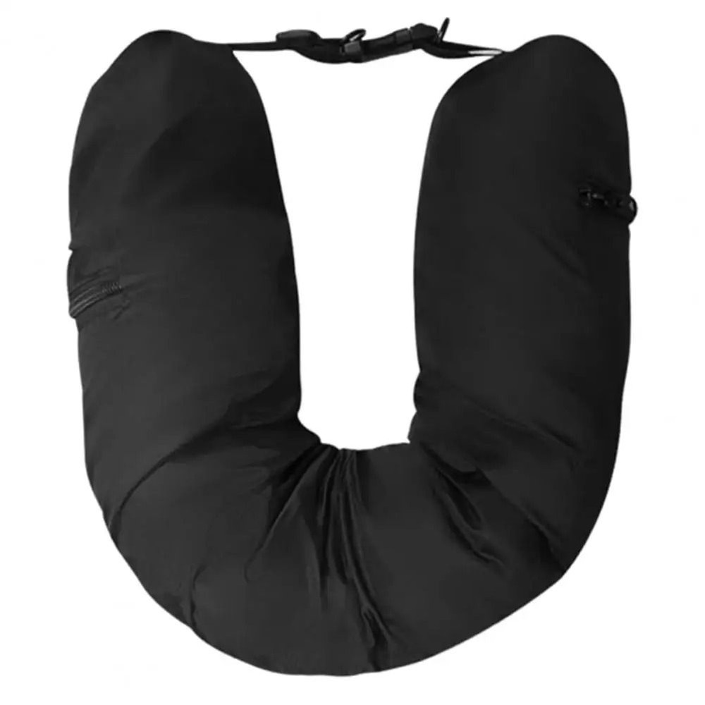 Portable Self Filling Travel Neck Pillow With Refillable Support Cushion 5