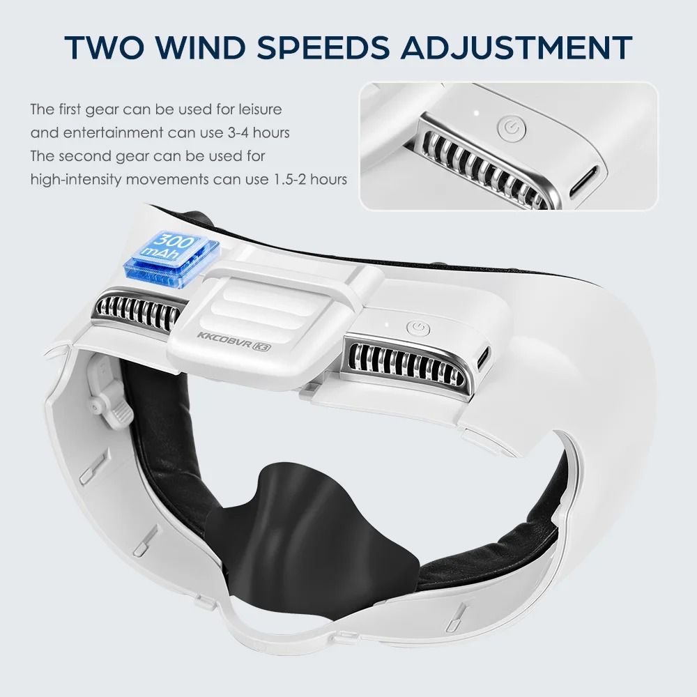 Mist Removal Fan For Quest 3 With Facial Ventilation And Anti Fog Design 3