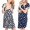 3 In 1 Maternity Nursing Nightgown For Labor Delivery And Breastfeeding 0