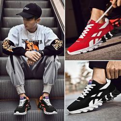 unisex breathable running shoes with anti slip sole and vibration cushioning