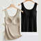 Cooling Ice Silk Seamless Tank Top With Chest Support And Wide Straps For Women 2