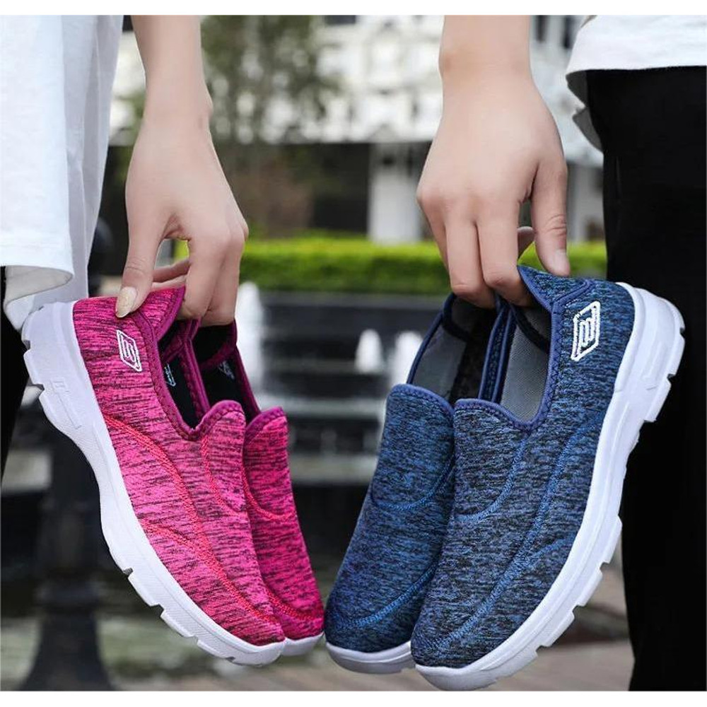 Lightweight Soft Soled Breathable Women Trainers Comfortable Non Slip Flex Sneakers 0