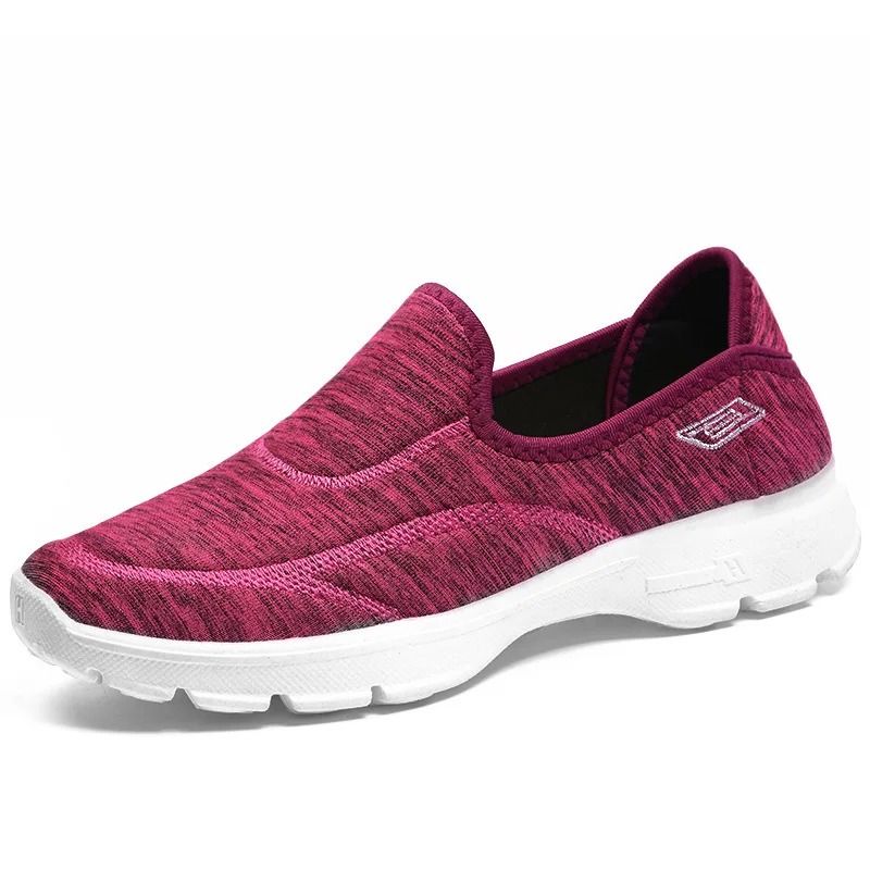Lightweight Soft Soled Breathable Women Trainers Comfortable Non Slip Flex Sneakers 6