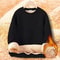 Men Thermal Fleece Pullover Thick Warm Crewneck Sweatshirt For Winter 1