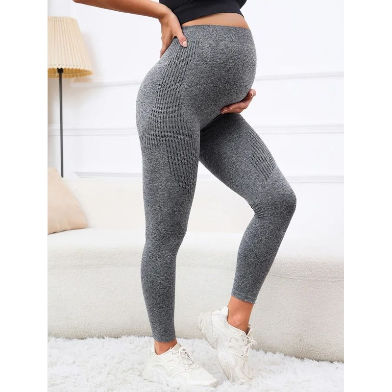 High Waist Maternity Leggings For Pregnant Women With Belly Support Fitness Shapewear 4