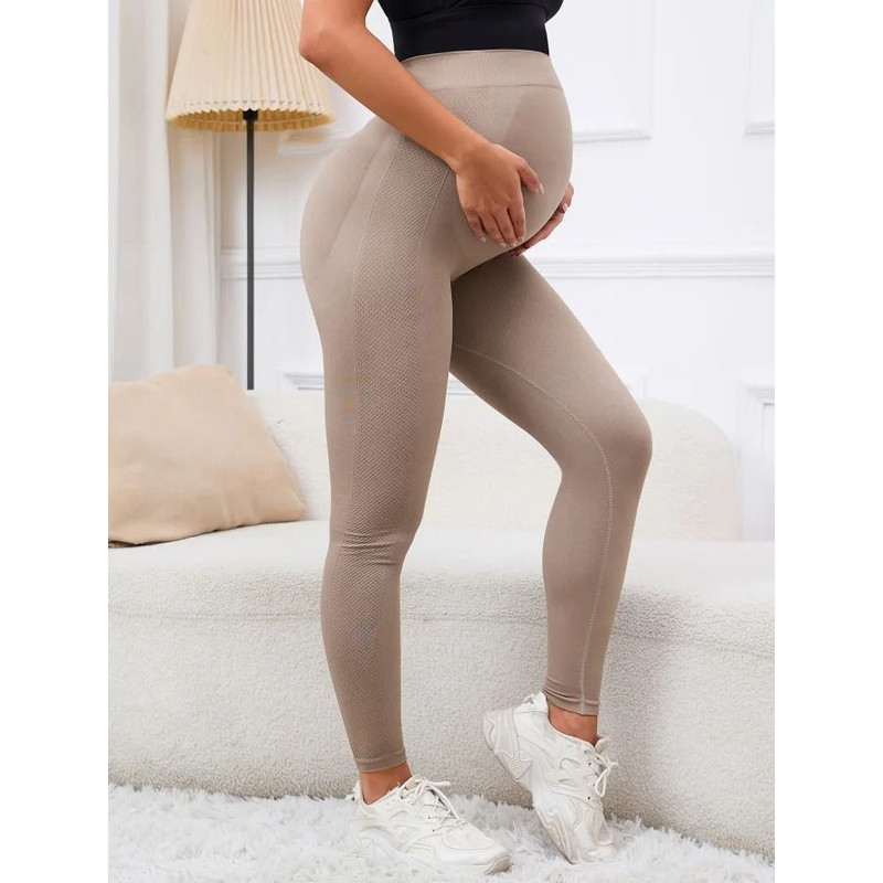 High Waist Maternity Leggings For Pregnant Women With Belly Support Fitness Shapewear 7