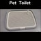 Plastic Dog Potty Training Tray With Removable Net Reusable Puppy Toilet Holder 5