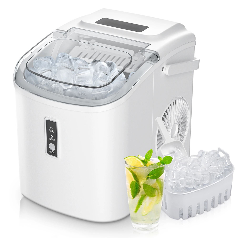 Compact Countertop Ice Maker With Fast 6 Minute Cycle And Auto Cleaning Function 6