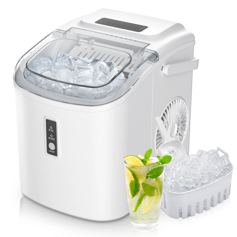 Compact Countertop Ice Maker With Fast 6 Minute Cycle And Auto Cleaning Function 6