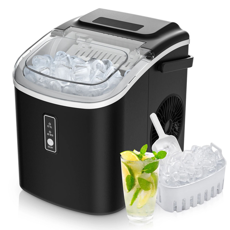 Compact Countertop Ice Maker With Fast 6 Minute Cycle And Auto Cleaning Function 7