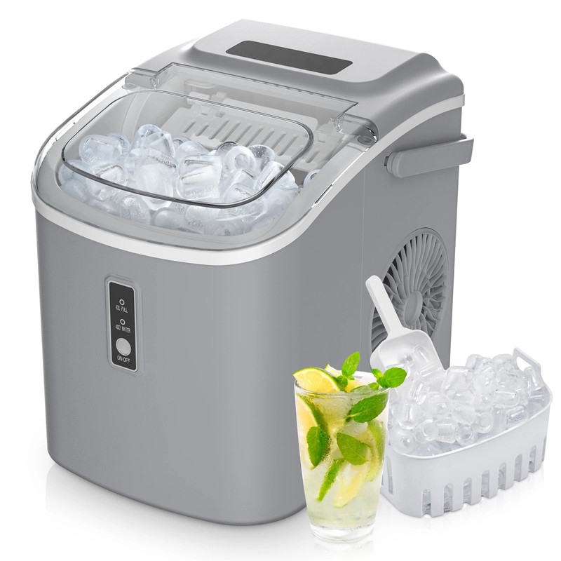 Compact Countertop Ice Maker With Fast 6 Minute Cycle And Auto Cleaning Function 8