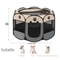 Foldable Pet Tent And Octagonal Enclosure For Cats And Small Dogs Portable Oxford Cloth Kennel 4