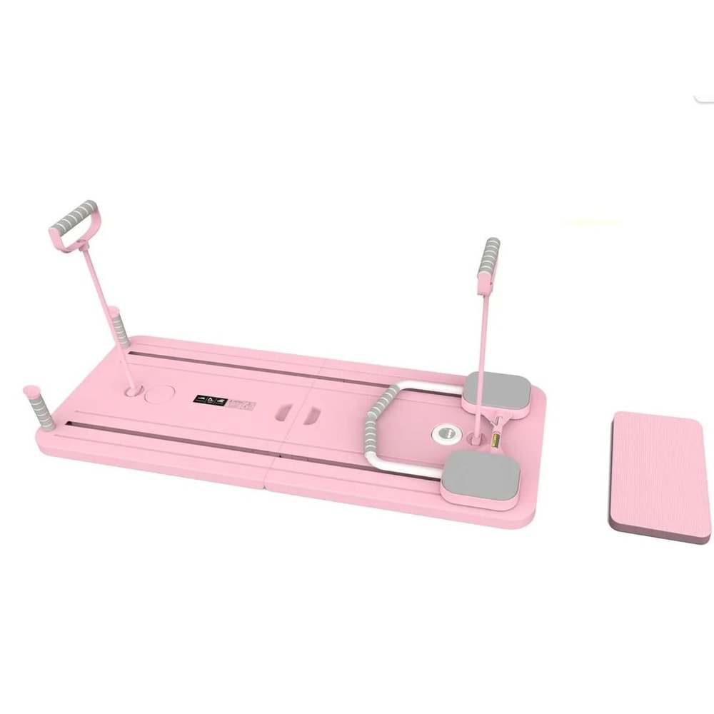 Adjustable Pilates Push Up And Core Training Board With Resistance Bands For Home Workouts 2