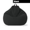 Cotton Linen Bean Bag Chair Cover Unfilled Pouf Ottoman Floor Lounger 10